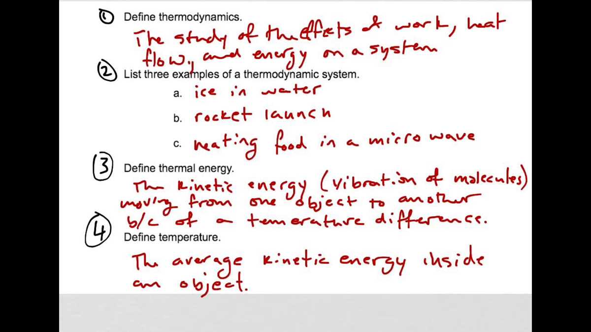 1.3 3 thermodynamics answer key