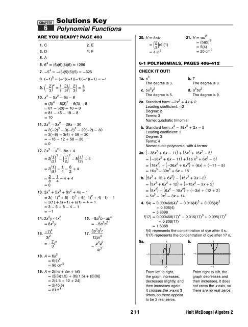 2.1 6 answer key