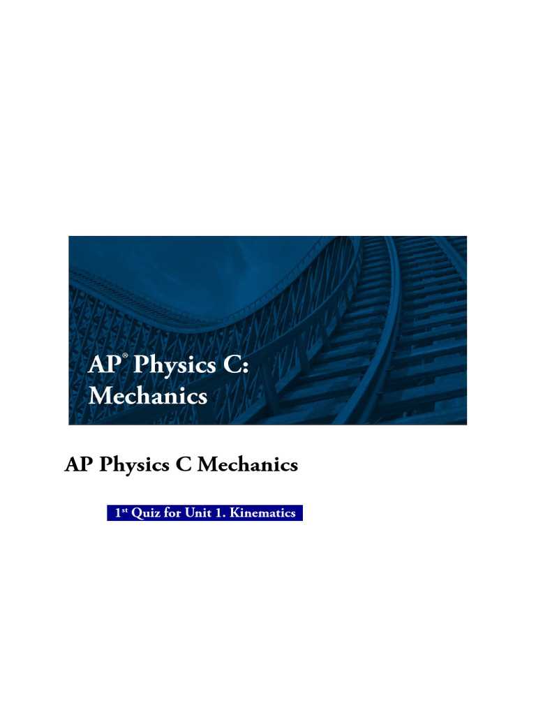 2006 mechanics 1 ap physics c answer key