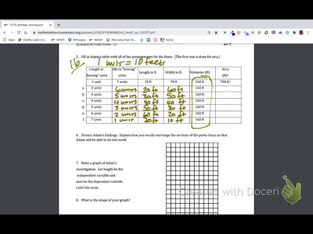 2012 mathematics vision project answer key 4.8
