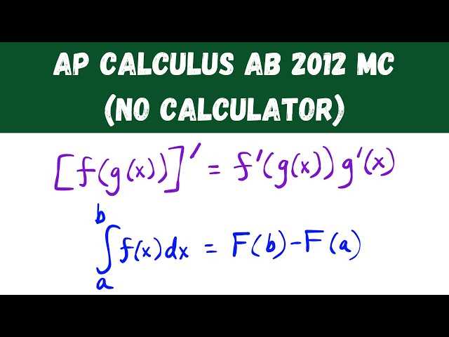 2026 ap calculus ab multiple choice answer key 2026 ap calculus ab multiple choice answer key