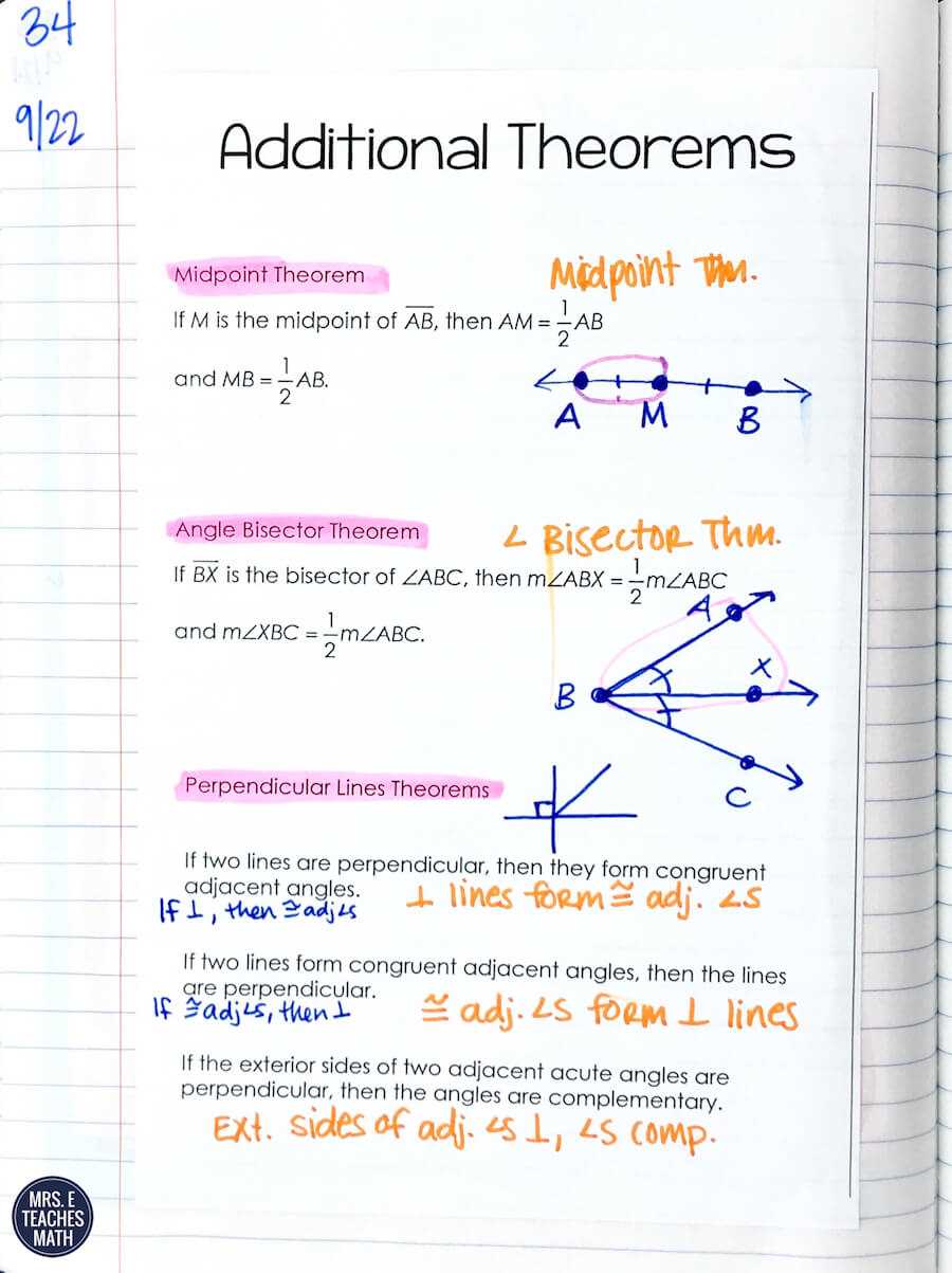2026 mrs e teaches math proofs answer key
