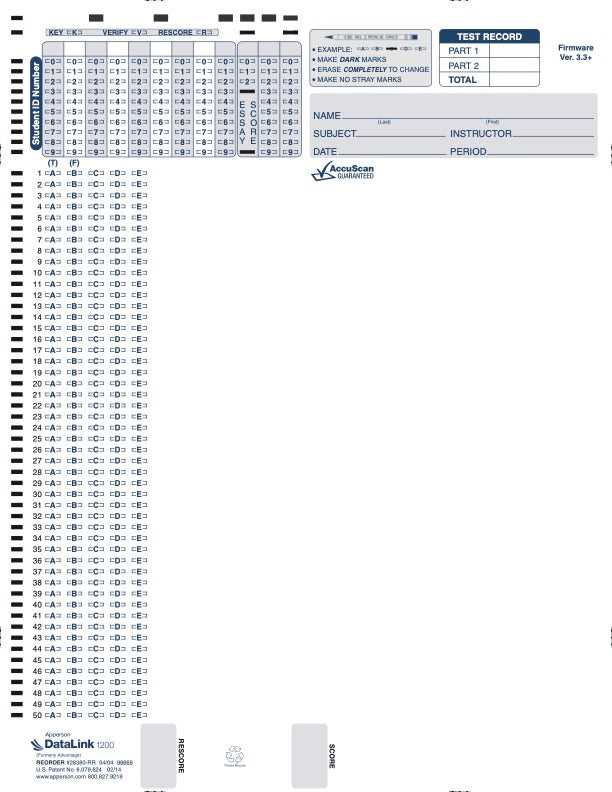 28.1 response answer key