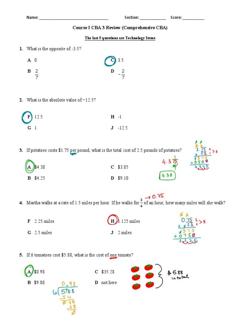 2b review math 8trh grade answer key