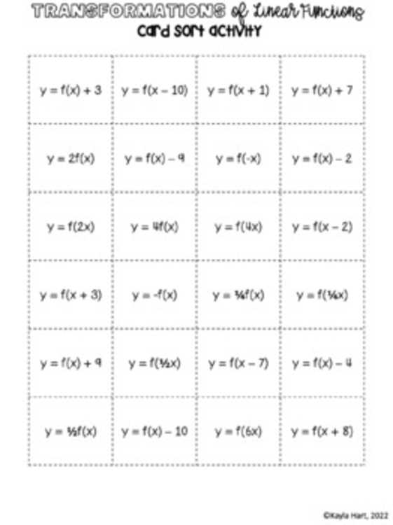 3.6 transformations of graphs of linear functions answer key