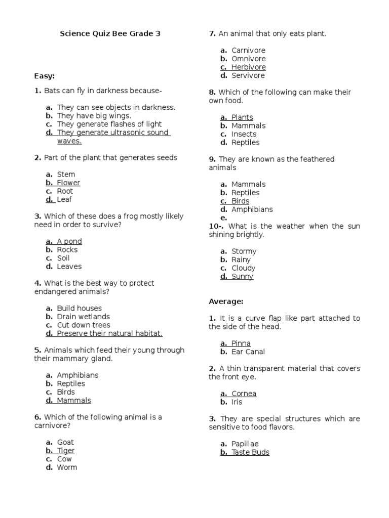 3rd grade science worksheets with answers key multiple choice 3rd grade science worksheets with answers key multiple choice