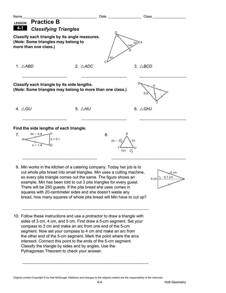 4 2 classifying triangles answer key