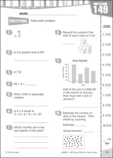 50802 180 days of math for sixth grade answer key