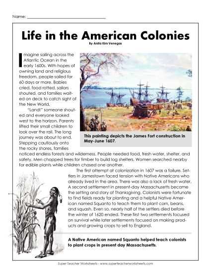 5th grade social studies worksheets with answer key