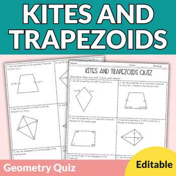6 6 skills practice trapezoids and kites answer key
