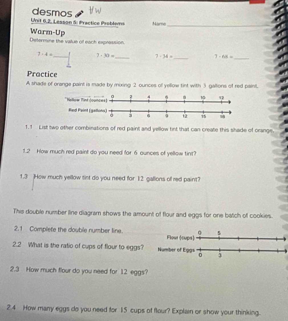 6.2 practice a answer key