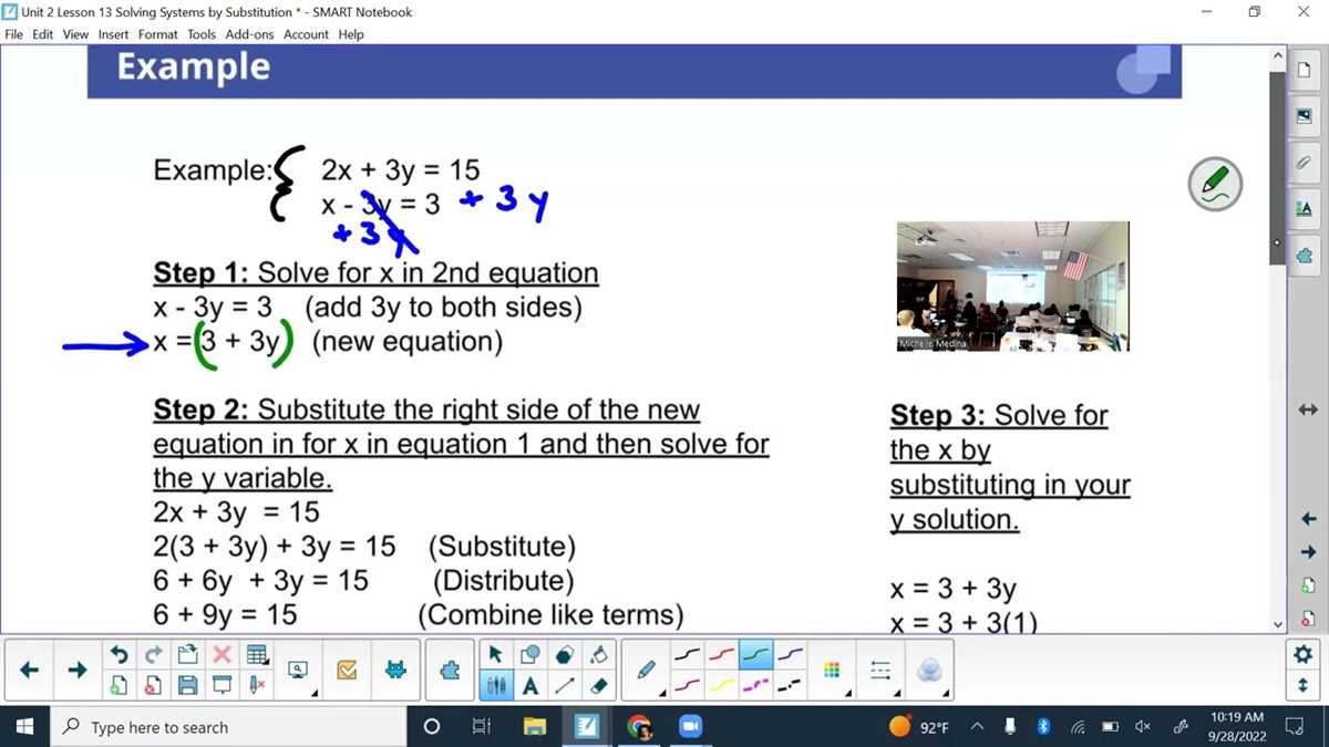 6.2 a solving systems by substitution answer key 6.2 a solving systems by substitution answer key