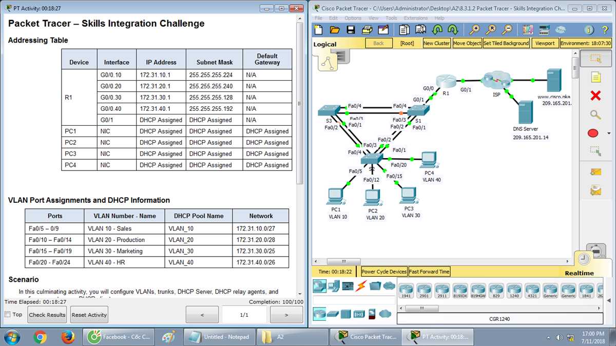 8.2.1.5 packet tracer instructional guide answer key