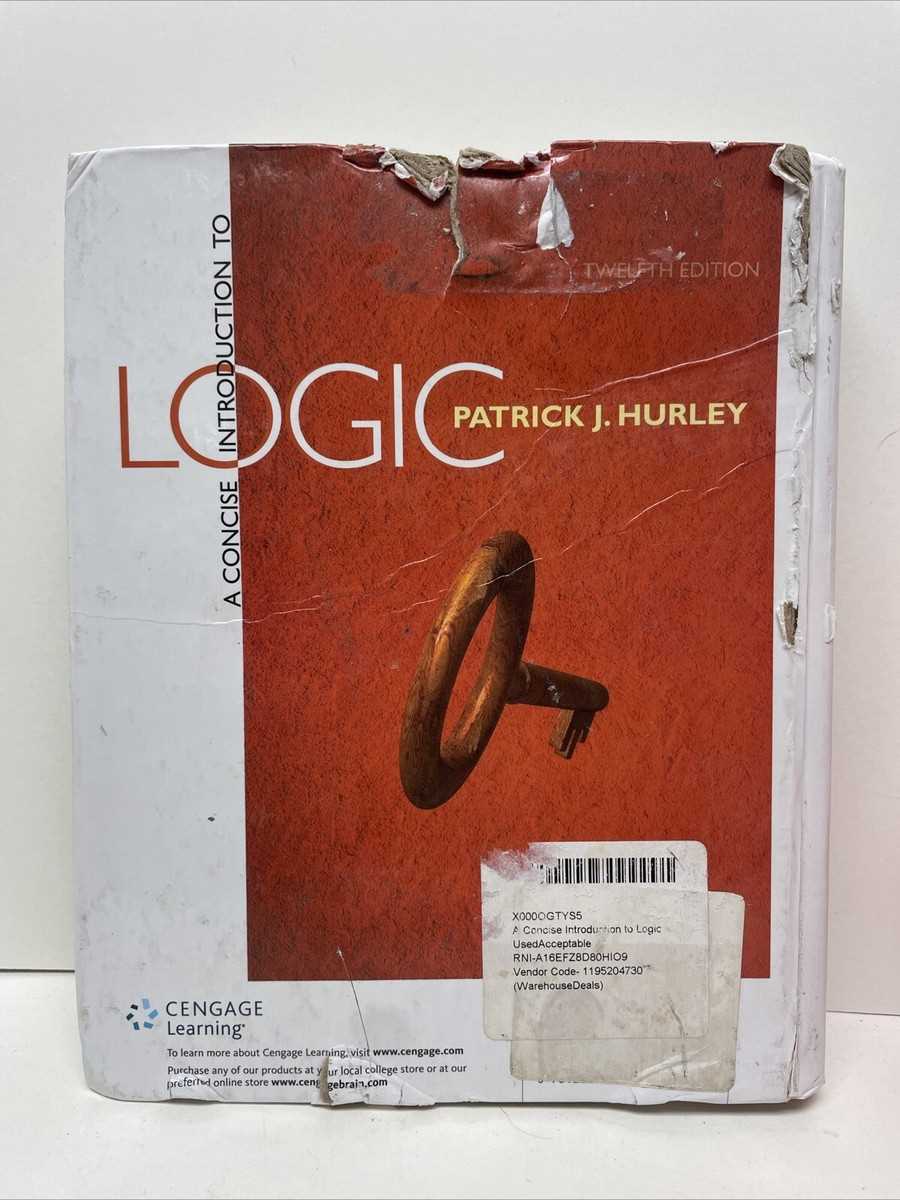 a concise introduction to logic 10th edition answer key