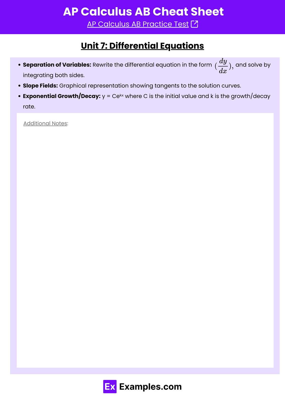 ab calculus step by step answer key