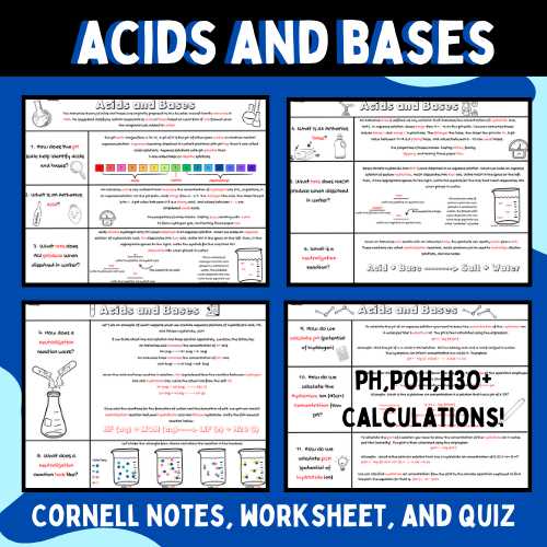 acid and bases video note guide answer key