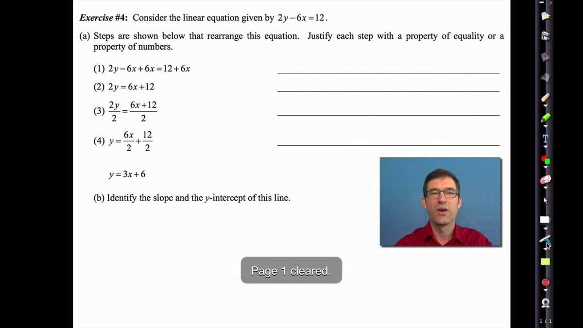 algebra 1 chapter 4 answer key