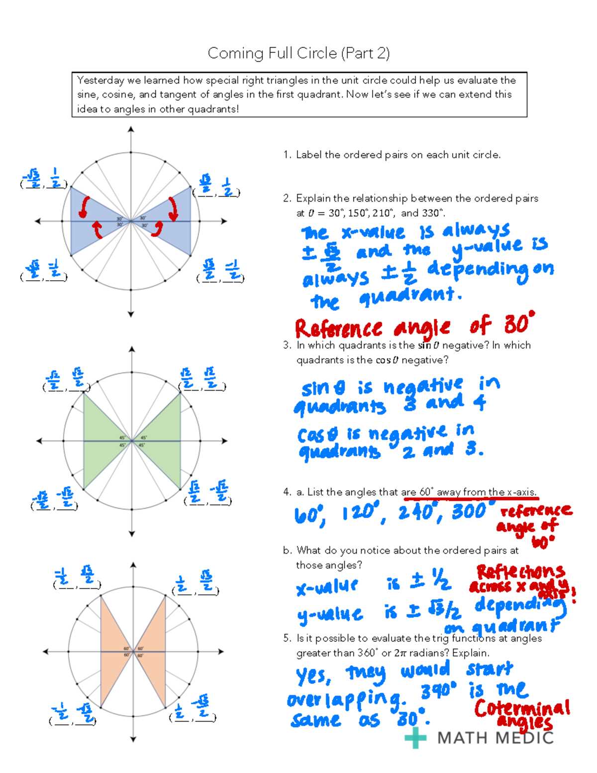 algebra 1 sol a 6 lesson 4.5 answer key
