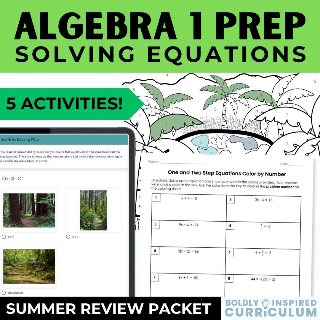 algebra 1 summer packet with answer key algebra 1 summer packet with answer key