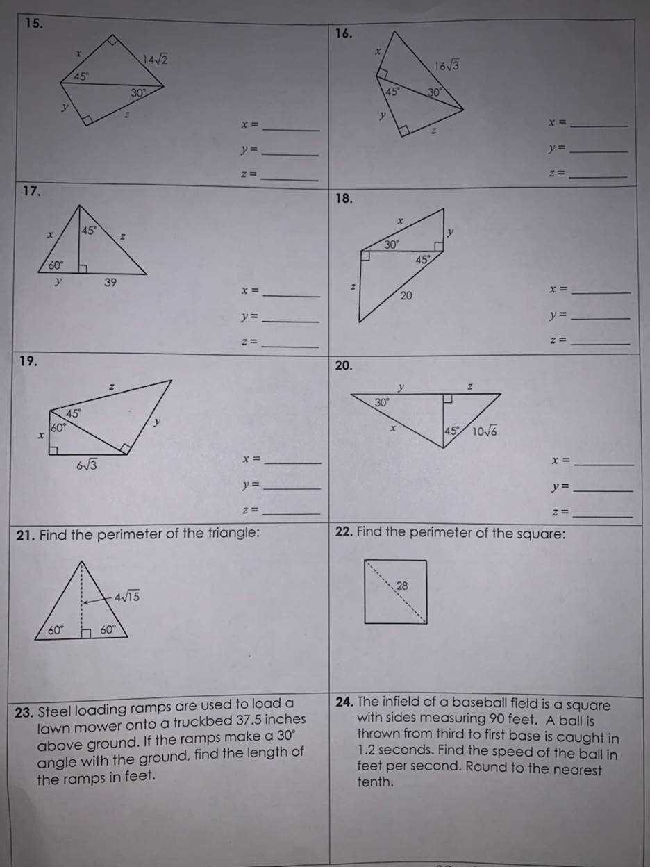 algebra 2 with trigonometry unit 8 answer key