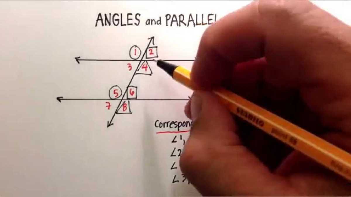 alternate & same side angles answer key