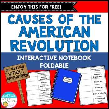 american revolution interactive notebook answer key
