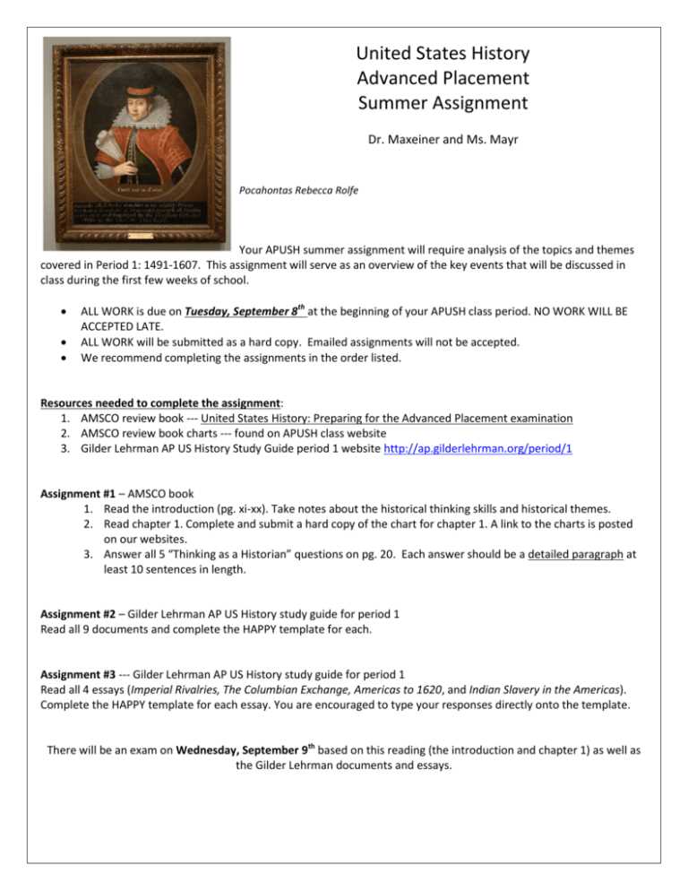 amsco advanced placement united states history answer key
