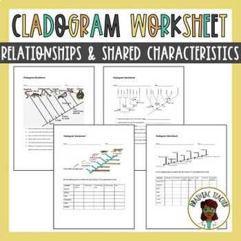 an introduction to cladograms and trees worksheet answer key