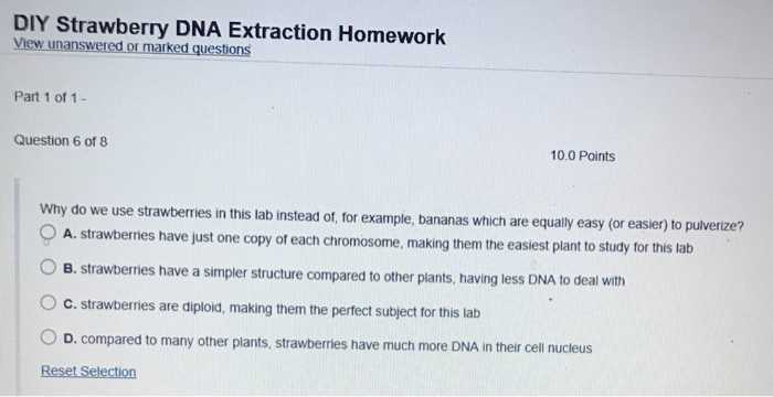 answer key for strawberry dna lab