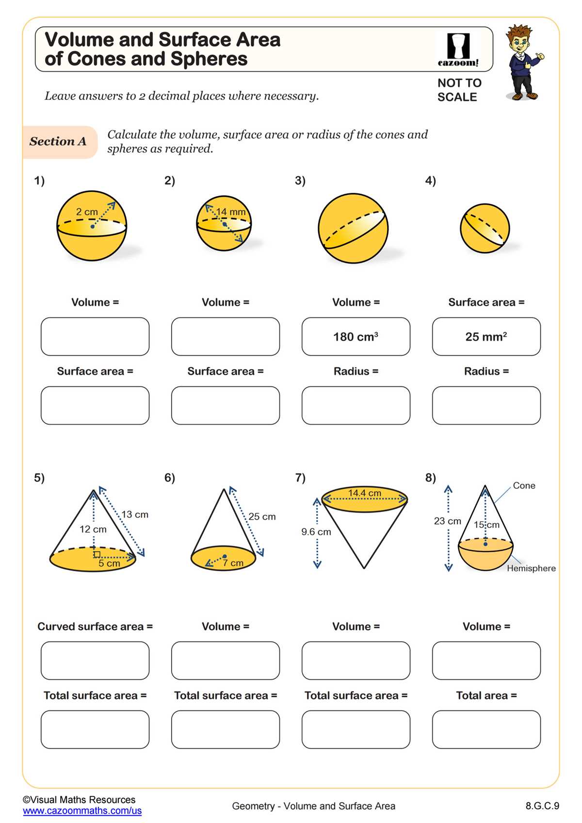 answer key surface area of prisms and pyramids worksheet answers