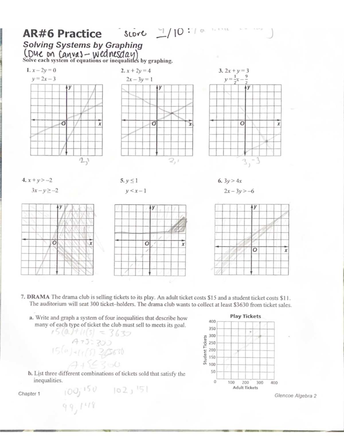 appendix b algebra 2 work answer key