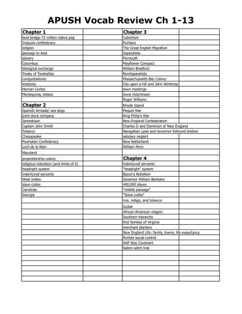 apush period 7 review sheet answer key