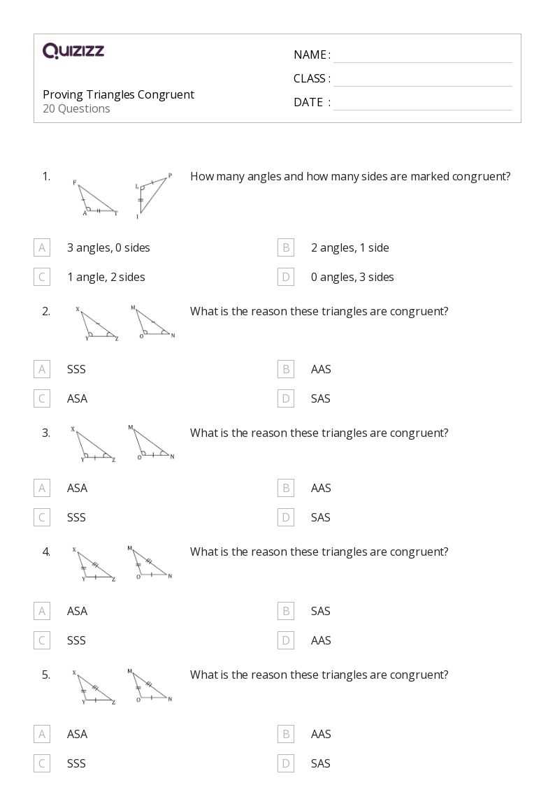 asa triangle congruence answer key asa triangle congruence answer key