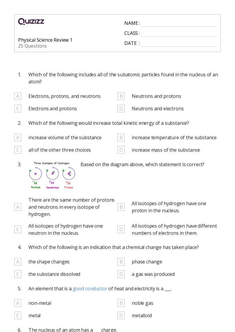 basic skills physical science 6 8+ answer key on the inside