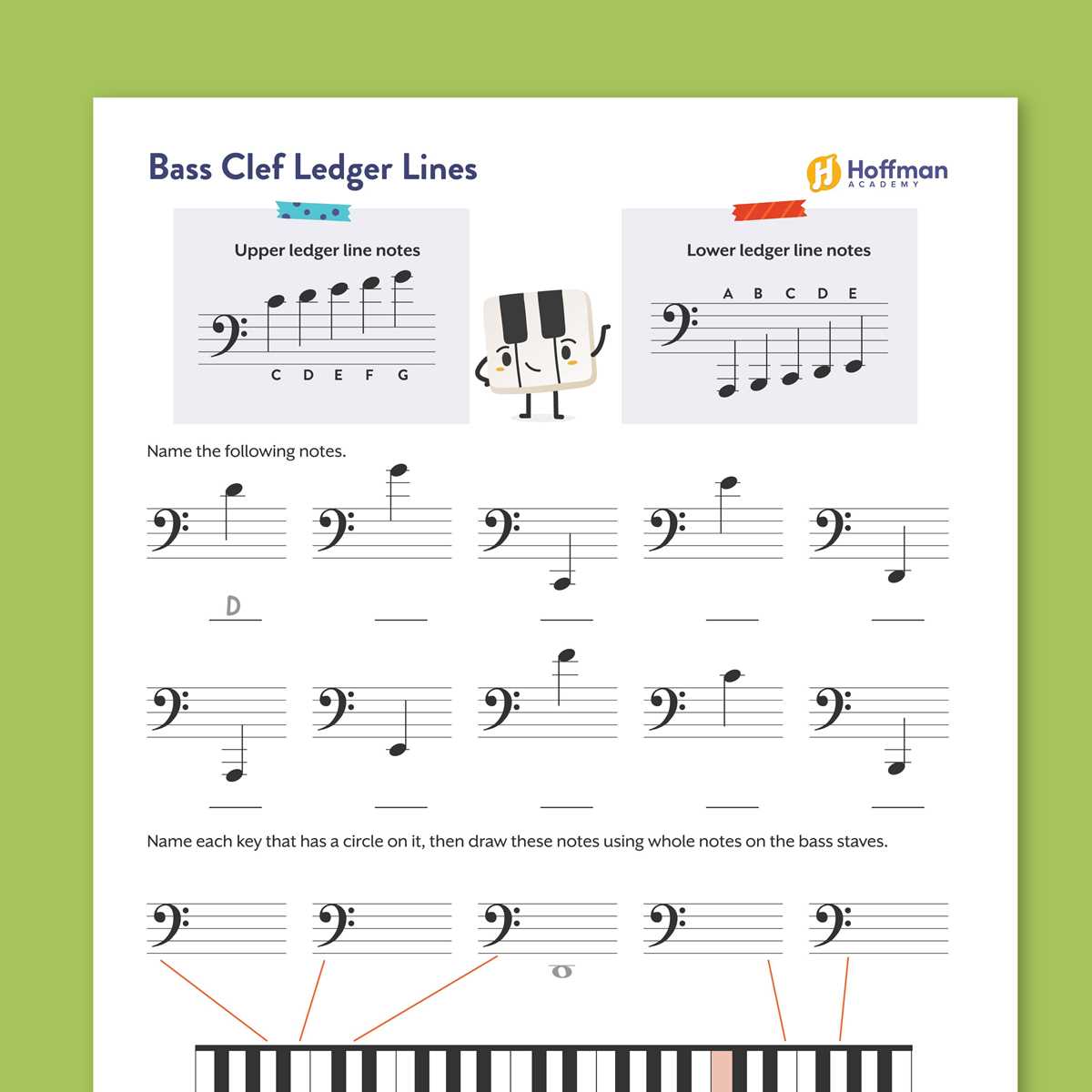 bass clef ledger lines answer key bass clef ledger lines answer key