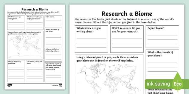 biome challenge word search answer key