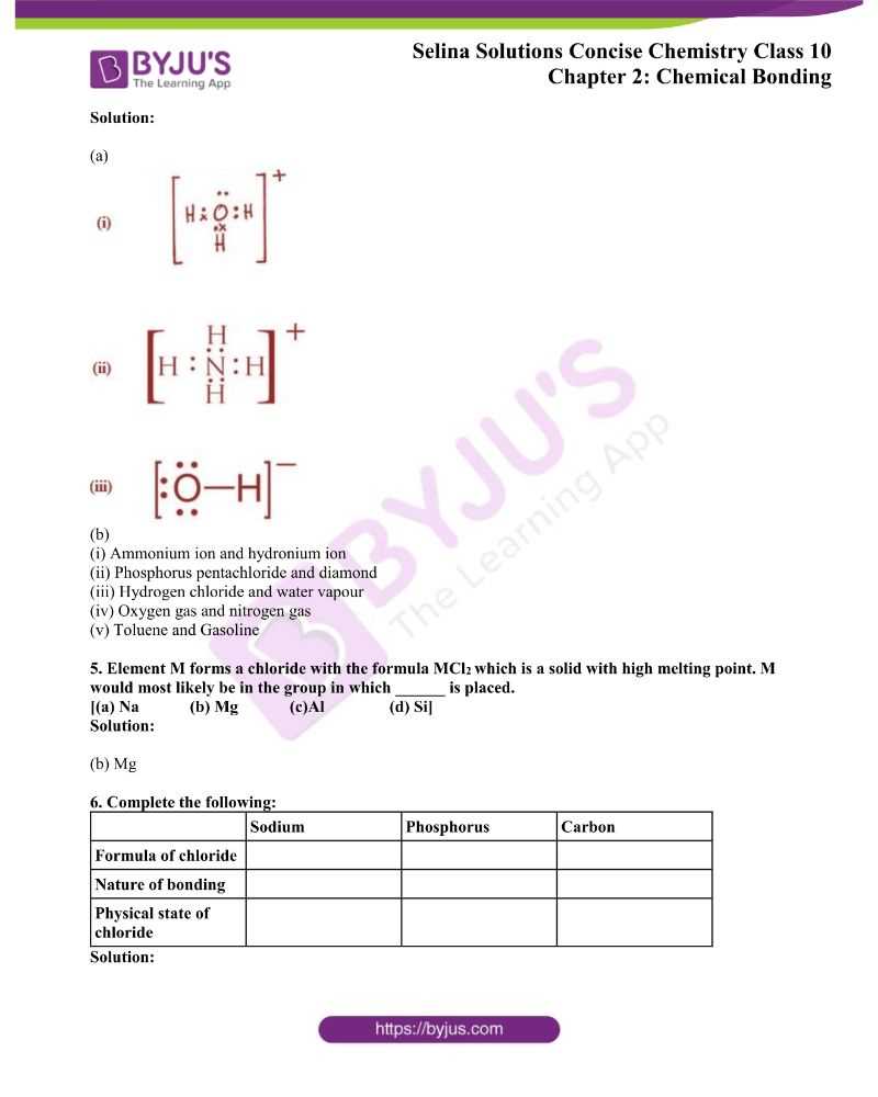 bonding covalent compounds chemistry corner answer key