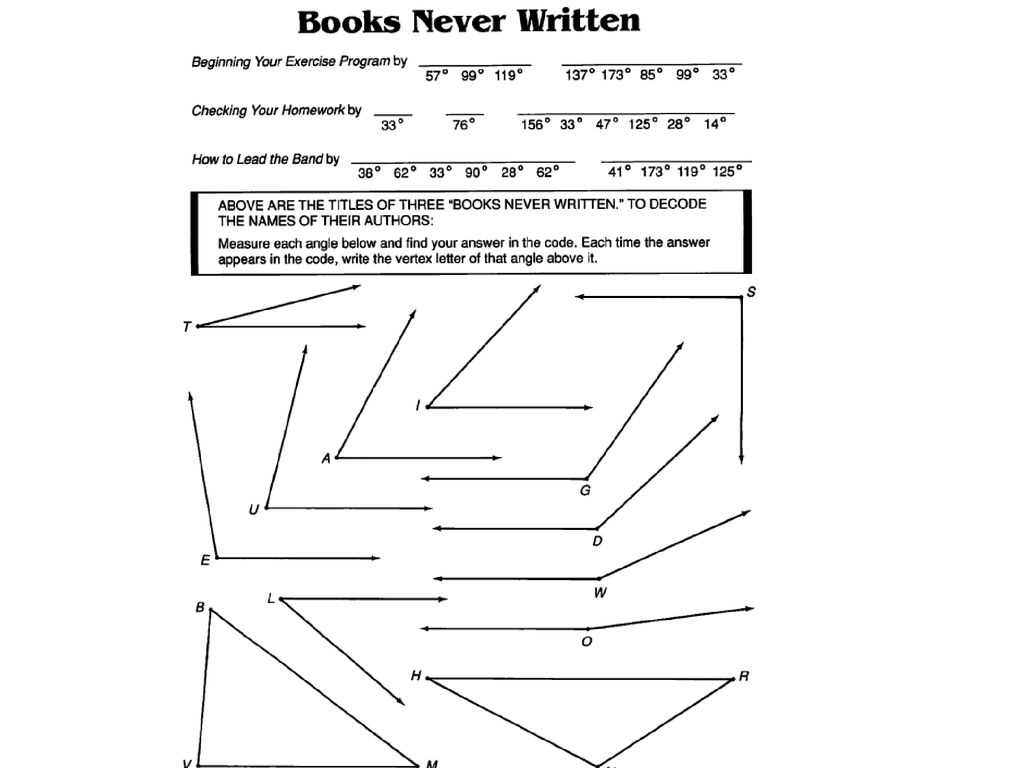 books never written answer key 34