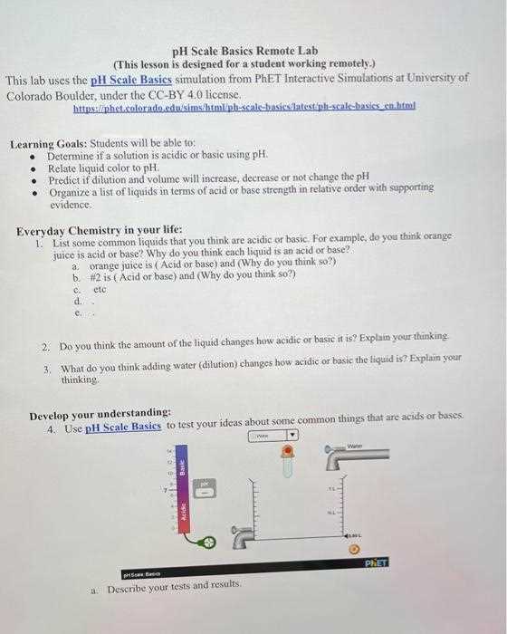brainpop ph scale answer key