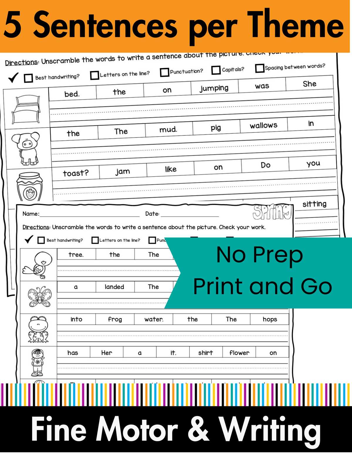 capitalization worksheet 2 with pirates answer key