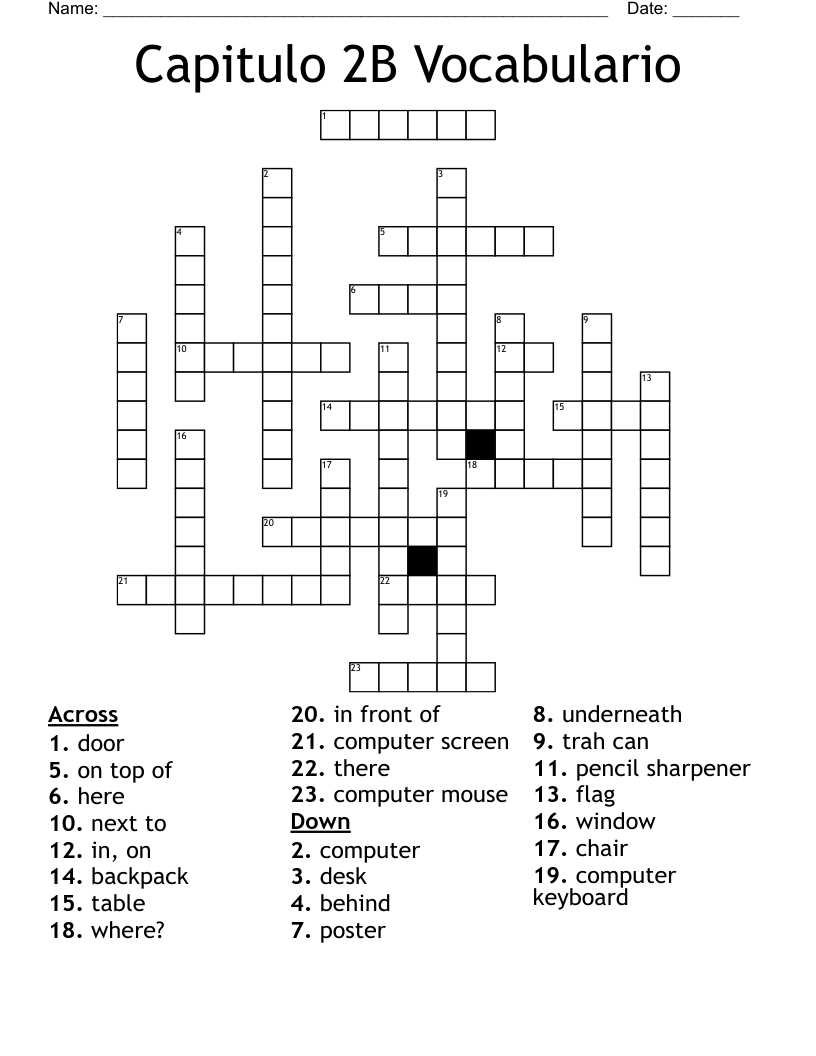 capitulo 2b answer key