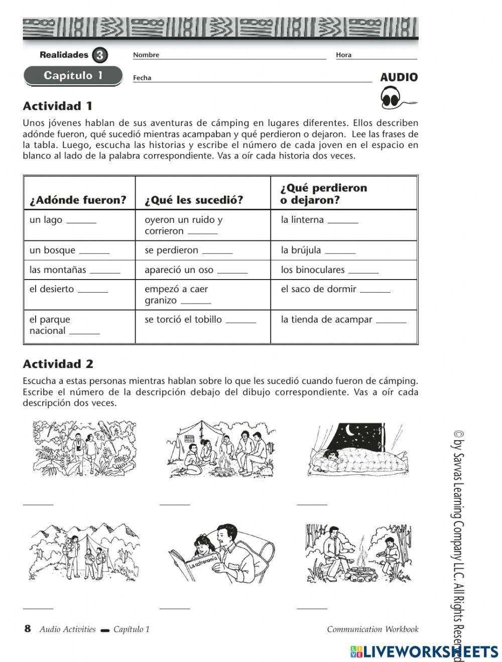 capitulo 3 answer key