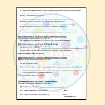 cell defense the plasma membrane worksheet answer key cell defense the plasma membrane worksheet answer key