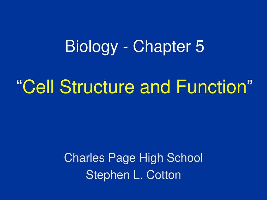 cell structure and function section 5 3 answer key