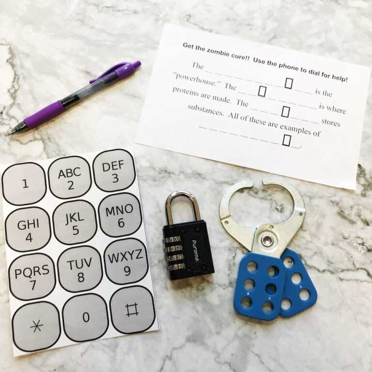 cells escape room digital locks answer key
