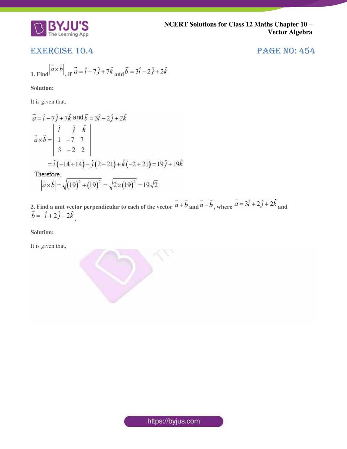 chapter 10 topics in analytic geometry 10.3 exercises answer key