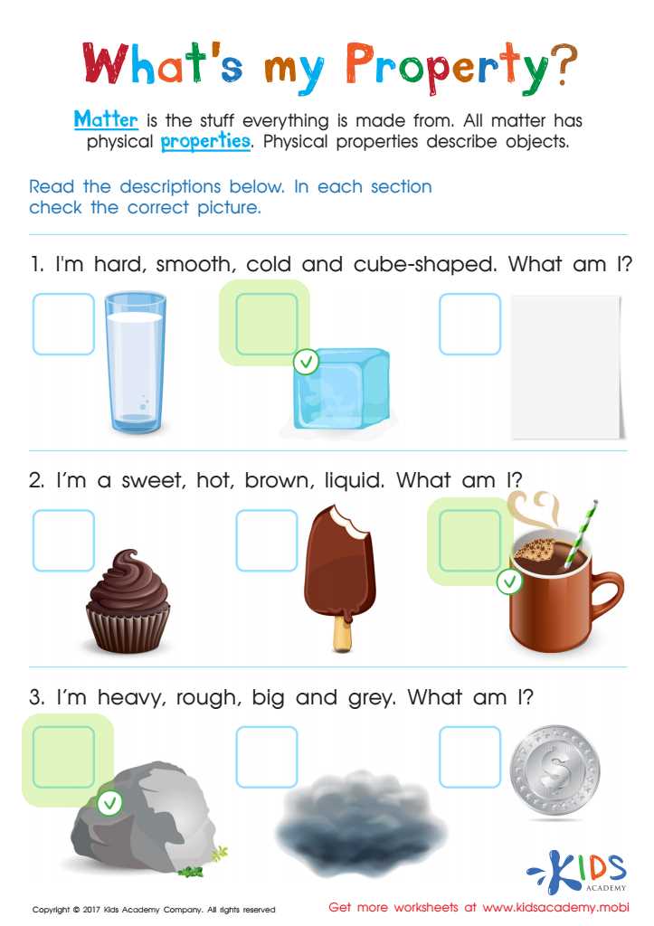 chapter 2 properties of matter answer key