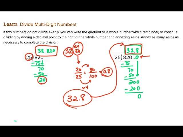 chapter 3 compute with multi digit numbers answer key
