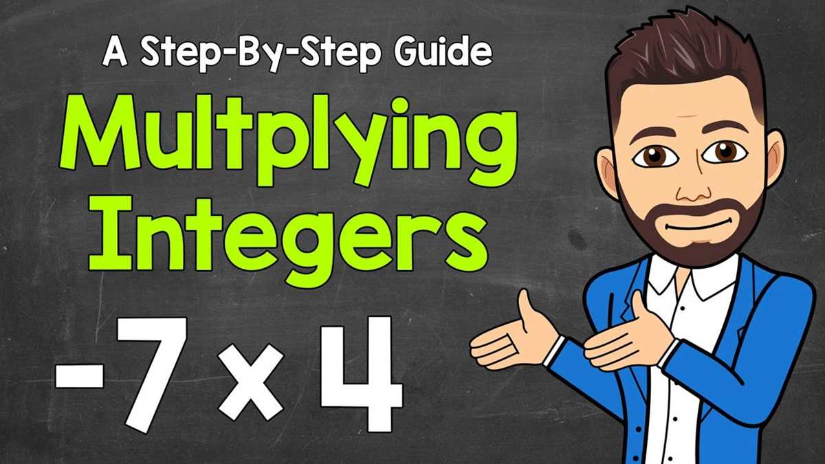 chapter 3 lesson 4 multiply integers answer key
