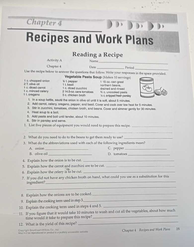 chapter 4 section 1 guided reading answer key